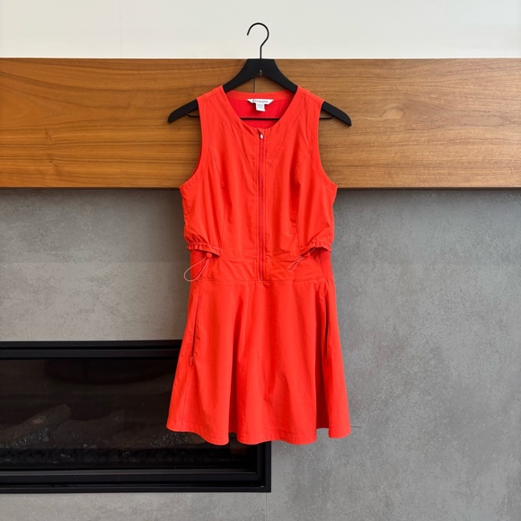 Athleta Venture Out Dress Orange Dress, Size 4 - Picture 4 of 16
